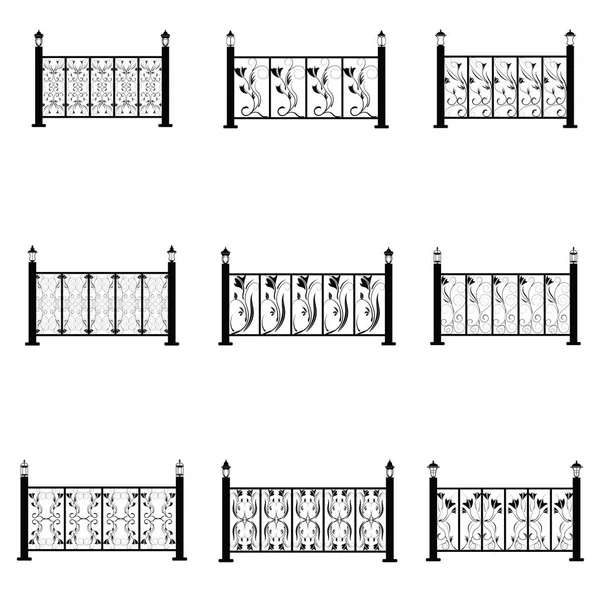 Çit vector Icons set