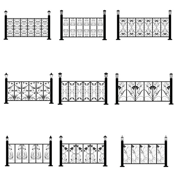 Çit vector Icons set