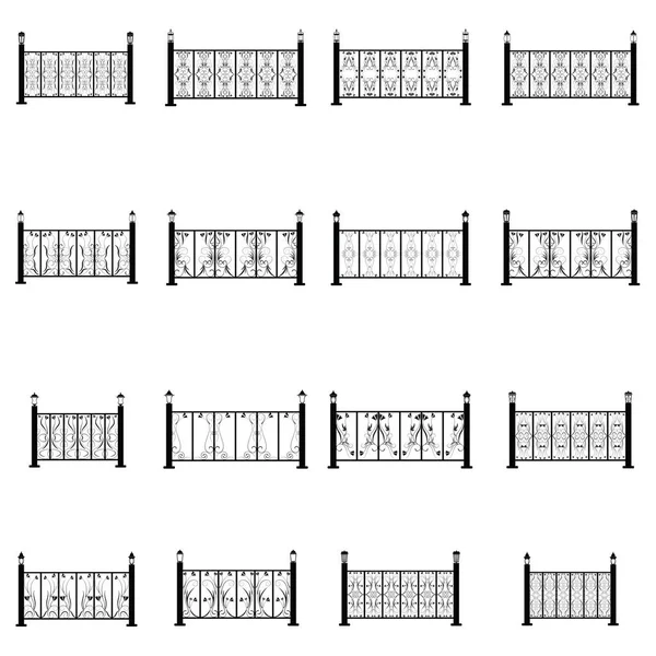 Çit vector Icons set