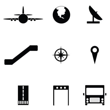 Havaalanı Icon set