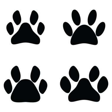 Pençe baskı Icon set