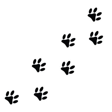 Pençe baskı Icon set
