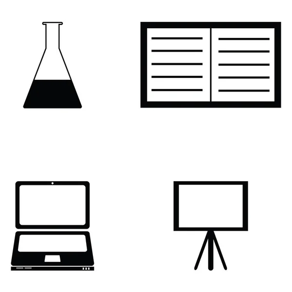 Ensemble d'icônes éducatives — Image vectorielle