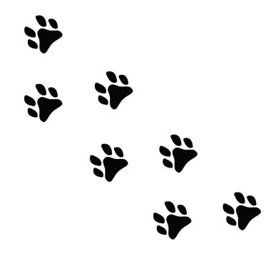 Pençe baskı Icon set