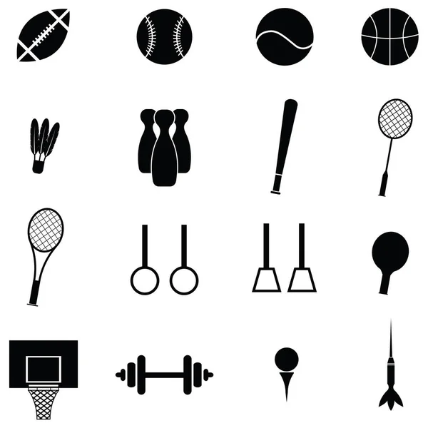 Spor Icon set — Stok Vektör