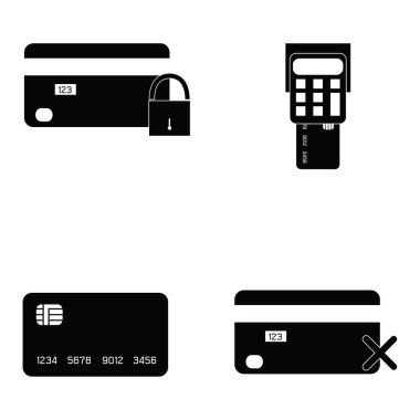 Kredi kartı Icon set