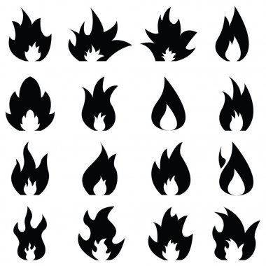 Yangın Icon set
