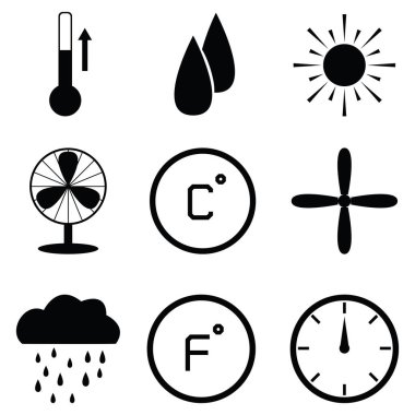 Isıtma Icon set