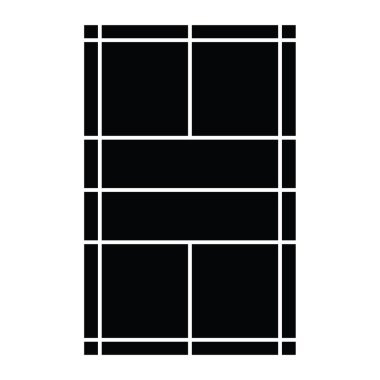 Badminton Kortu vektör