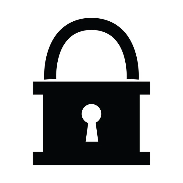 The lock icon vector — Stock Vector