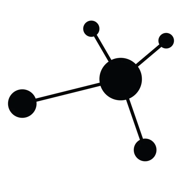 Het molecuul pictogrammenset vector — Stockvector