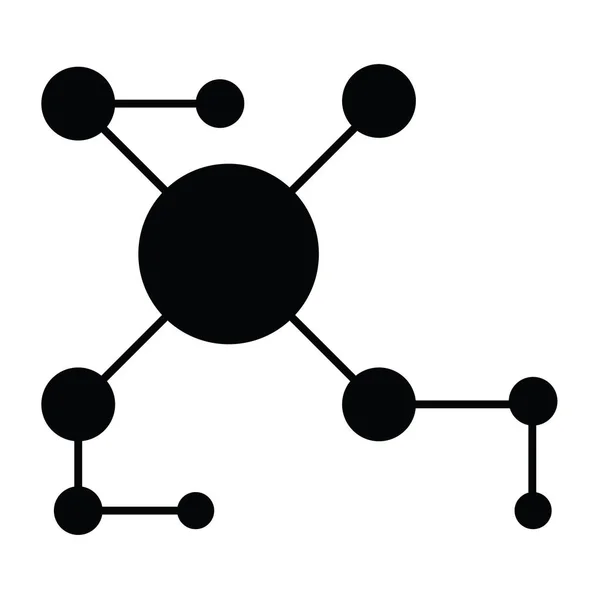 Het molecuul pictogrammenset vector — Stockvector