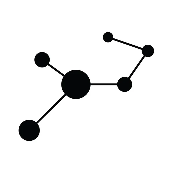 El vector conjunto de iconos de molécula — Archivo Imágenes Vectoriales