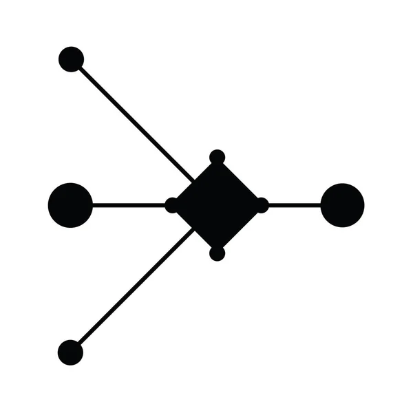 Het molecuul pictogrammenset vector — Stockvector