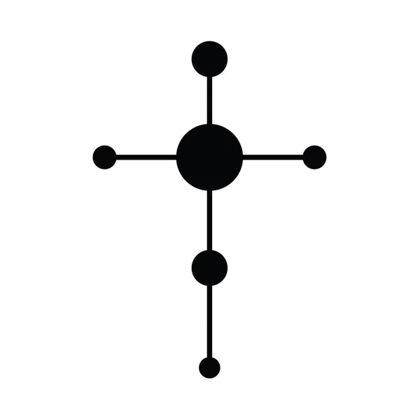 Das Molekül Icon Set Vektor — Stockvektor