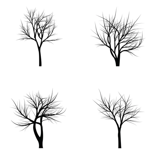 Дерева з мертвими гілками — стоковий вектор