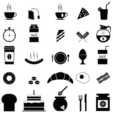Kahvaltı Icons set