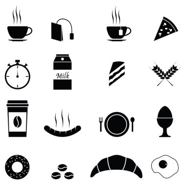 Kahvaltı Icons set