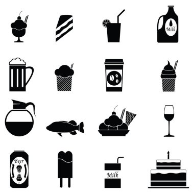 Gıda simge seti