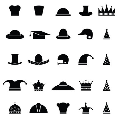 şapkası Icon set