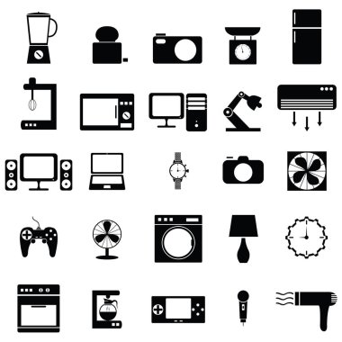 ev aletleri Icons set