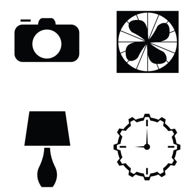 ev aletleri Icons set