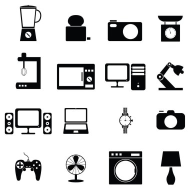 ev aletleri Icons set