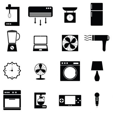 ev aletleri Icons set