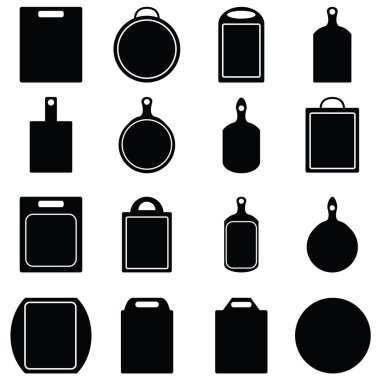 Icon set kesme mutfak