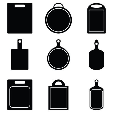 Icon set kesme mutfak