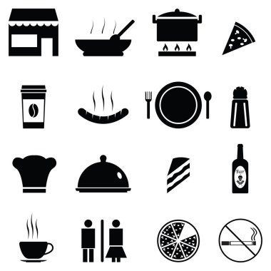 Restoran Icon set