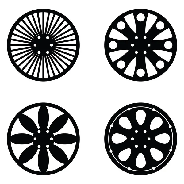 araba tekerlek Icon set