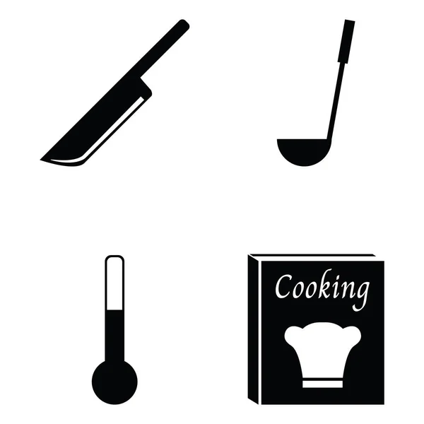Das Koch-Icon Set — Stockvektor