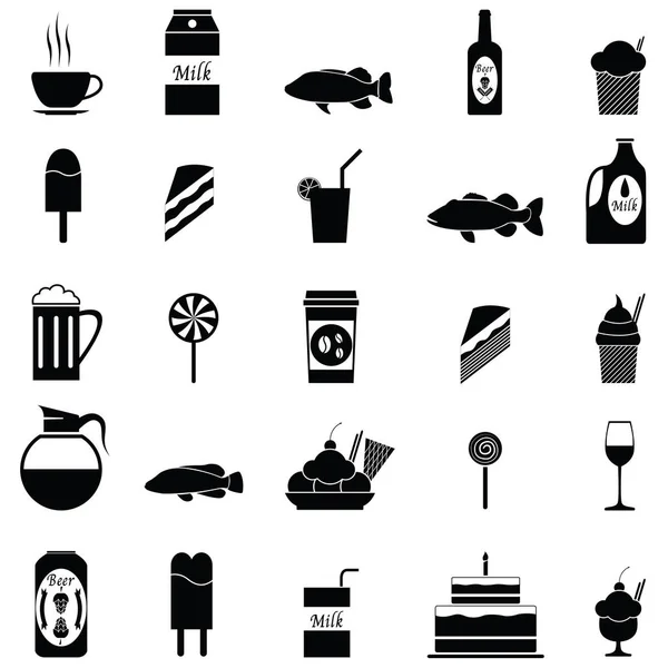 The food icon set — Stock Vector