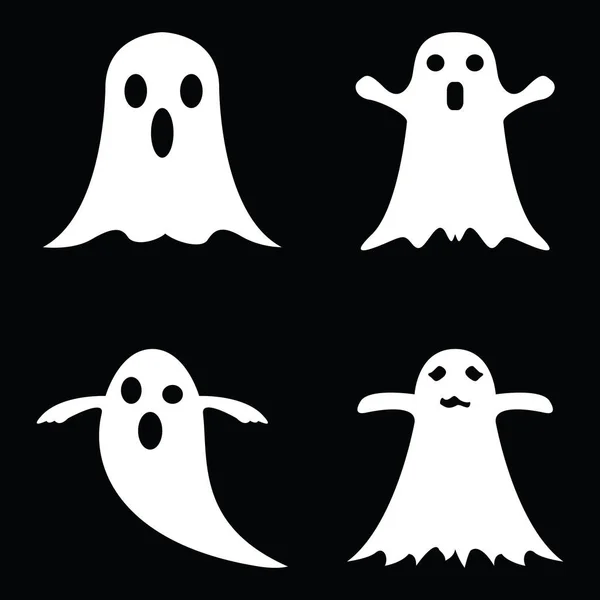 幽霊アイコン セット — ストックベクタ
