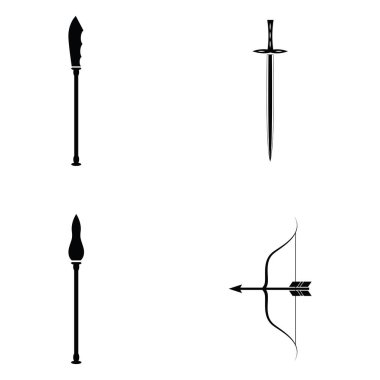 eski silahlar Icon set