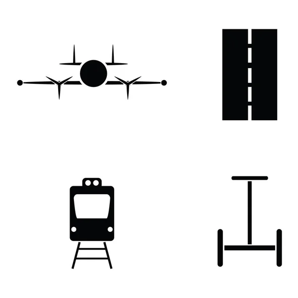 Taşıma Icon set — Stok Vektör