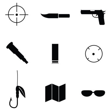 avcılık Icon set