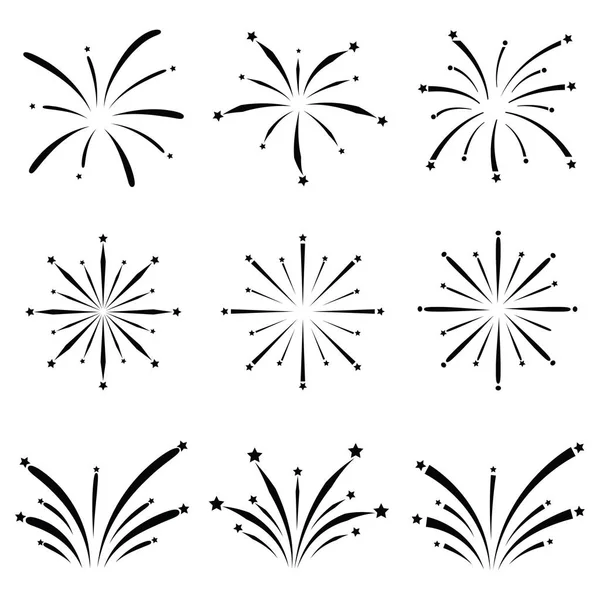 havai fişek Icon set