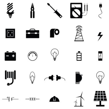 Elektrikçi Icon set
