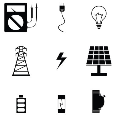 Elektrikçi Icon set
