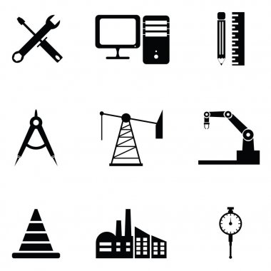 Mühendislik Icon set