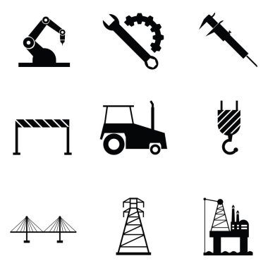 Mühendislik Icon set