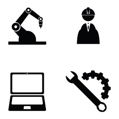 Mühendislik Icon set