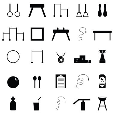jimnastik Icon set