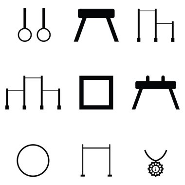 jimnastik Icon set