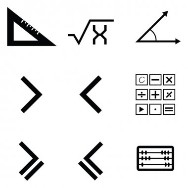 Matematik Icon set