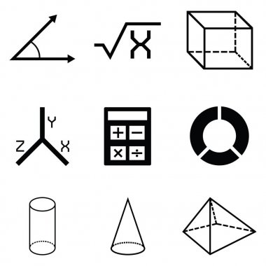 Matematik Icon set