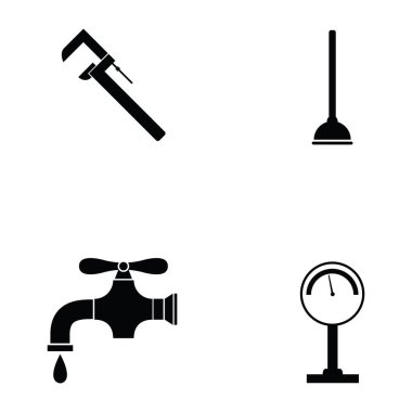 Sıhhi tesisat Icon set