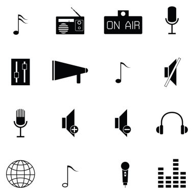 radyo Icon set